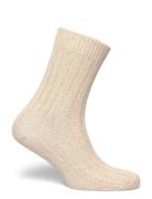 Bodil Chunky Socks Cream Swedish Stockings