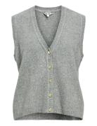 Objivona S/L Re Knit Vest 140 Grey Object