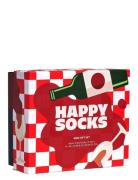2-Pack Wine Gift Set Red Happy Socks