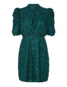Yasilza 2/4 Sequin Dress - Show Green YAS