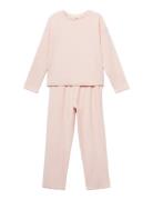 Cotton Long Pyjamas Pink Mango