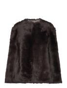 Jana Shearling Jacket Brown Malina