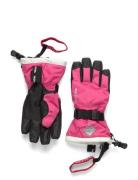 Gauntlet Cz Jr. - 5 Finger Fuchsia/Ivory Pink Hestra