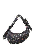 2314 Knotted Satchel, Satin Knotted Black STINE GOYA