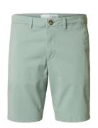 Slhslim-Miles Flex Shorts Noos Green Selected