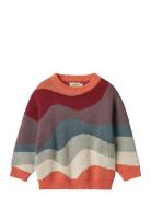 Jacquard Pullover Knud Red Wheat