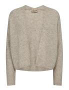 Mmthora Relax Knit Cardigan Beige MOS MOSH