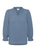 Kaliv Amber Blouse Blue Kaffe