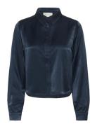 Estellemw Short Shirt Navy My Essential Wardrobe