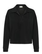 Hellemw Polo Blouse Black My Essential Wardrobe