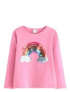 Top Ls Unicorn Rainbow W Sequi Pink Lindex