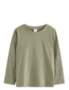 Top L S Slub Basic Khaki Lindex
