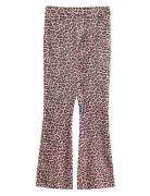 Trousers Flare Velour Patterned Lindex
