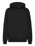Heavy Weight Drop Shoulder Hoodie Black Lyle & Scott