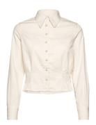 Femme Peplum Shirt Cream Wrangler