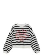 Sweater Stripe Patterned Indian Blue Jeans