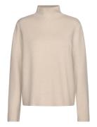 Mslupi High Neck Knit Pullover Cream Minus