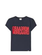 Single Cotton Tuvina Tee Navy Mads Nørgaard