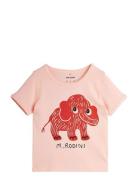 Mammoth Regular Sp Ss Tee Pink Mini Rodini