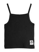 Modal Rib Tank Top Black Mini Rodini