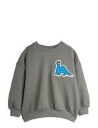 Dino Patch Sweater Grey Mini Rodini