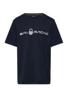 Jr Bowman Tee Navy Sail Racing
