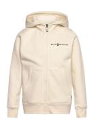 Jr Bowman Logo Zip Hood Cream Sail Racing