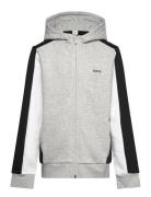 Hooded Cardigan Grey BOSS