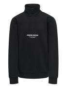 Osjcurated Reg Half Zip Sweat Vd Black ONLY & SONS
