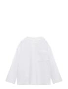 Pocket Cotton T-Shirt White Mango