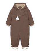 Matwisti Fleece Lined Snowsuit. Grs Brown MINI A TURE