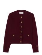 Aria Cardigan Contrast Red BUSNEL