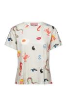 Trippy T-Shirt Cream Hunkøn