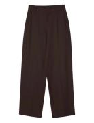 Classic Tailored Wide Pants Brown Lexington Clothing