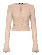 Chiffon Ls Top Beige ROTATE Birger Christensen