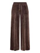 Yuka Wide Leg Trackpant Gold Brown Juicy Couture