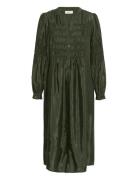 Crhenva Shirt Dress Green Cream