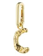 Charm Pendant, Gold-Plated Gold Pilgrim