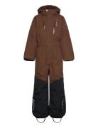 Penguin Snowsuit Kids Brown ISBJÖRN Of Sweden