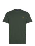 Crew Neck T-Shirt Khaki Fred Perry