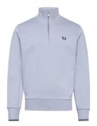 Half Zip Sweatshirt Blue Fred Perry