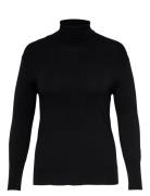 Carvenice Life Ls Roll Pullover Noos Black ONLY Carmakoma