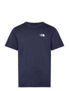 M Ss Simple Dome Tee Navy The North Face