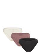 Flex Cheeky Briefs 3-Pack Patterned Organic Basics