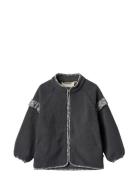 Fleece Jacket Ellena Black Wheat