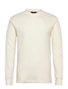 Ls Waffle Tee Cream Lee Jeans