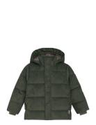 Jacket Puffer, Corduroy Khaki En Fant