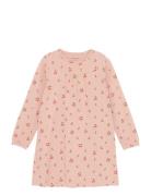 Nightdress Ls Aop Pink Minymo