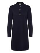 Reg Ls Pique Polo Dress Navy GANT