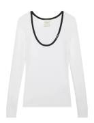Ls Color Blocked Cotton Sweater White Calvin Klein Jeans
